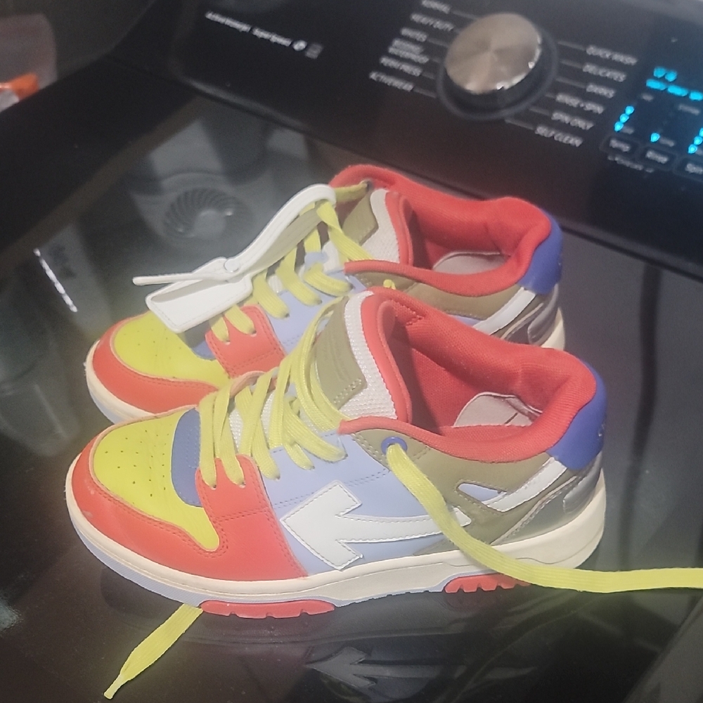 Off-White Multicolor Kids Sneakers